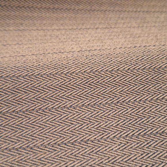 Vintage Michael Phillips size 12 P Brown Herringbone A-line skirt 80s - Picture 5 of 5